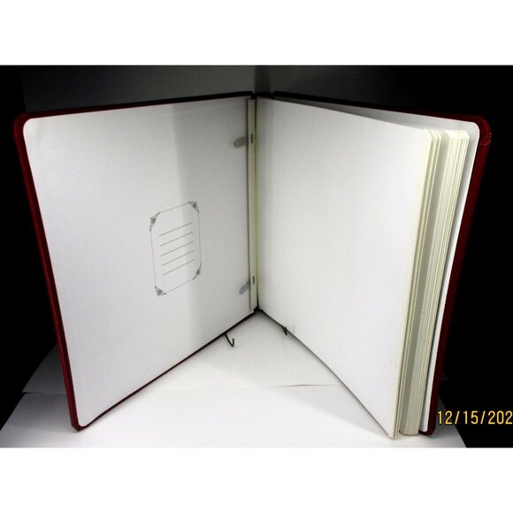 Creative Memories 12x12 Maroon Scrapbook W/ Gold Foil Trim & Pages - Picture 3 of 3